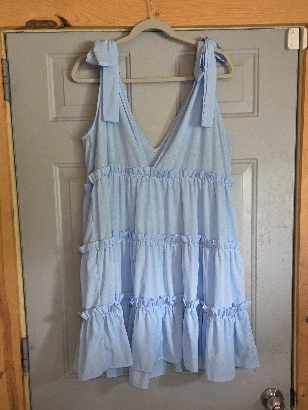 Plunge Babydoll Dress